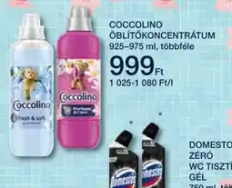 Real Coccolino öblítőkocentrátum ajánlat