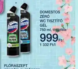 Real Domestos Zero WC Tisztít Gél ajánlat