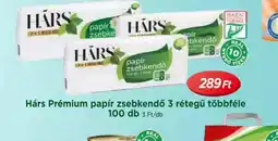 Real Hárs Prémium papír zsebkendő ajánlat