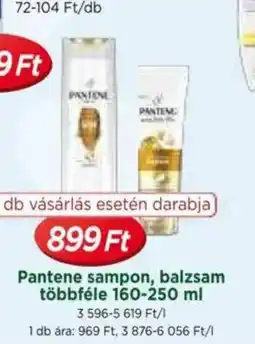 Real Pantene sampon balzsam ajánlat