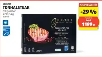 ALDI Gourmet tonhalsteak ajánlat