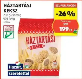 ALDI Háztartási keksz ajánlat