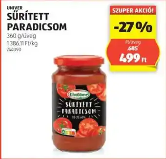 ALDI Univer sűrített paradicsom ajánlat