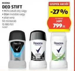 ALDI Rexona deo stift ajánlat