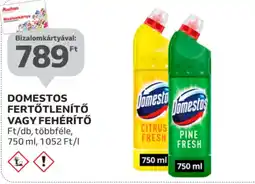 Auchan Domestos fertőtlenítő vagy fehérítő ajánlat