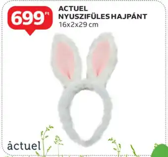 Auchan Actuel nyuszifüles hajpánt ajánlat