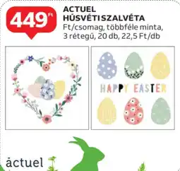 Auchan Actuel húsvéti szalvéta ajánlat