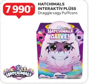 Auchan Hatchimals interaktív plüss ajánlat