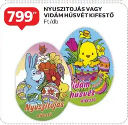 Auchan Nyuszitojás vagy vidám húsvět kifestő ajánlat