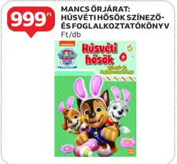 Auchan Mancs őrjárat: húsvéti hősök színező- és foglalkoztatókönyv ajánlat