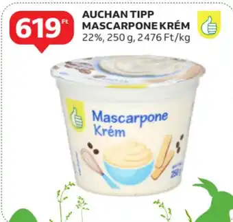 Auchan Auchan tipp mascarpone krém ajánlat