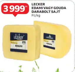 Auchan Lecker edami vagy gouda darabolt sajt ajánlat