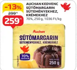 Auchan Auchan kedvenc sütőmargarin süteményekhez, krémekhez ajánlat