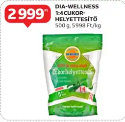 Auchan Dia-wellness 1:4 cukor- helyettesítő ajánlat