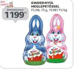 Auchan Kinder nyúl meglepetéssel ajánlat