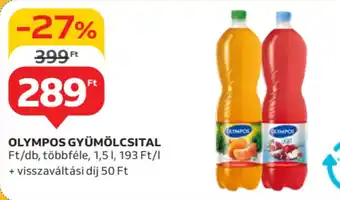 Auchan Olympos gyümölcsital ajánlat