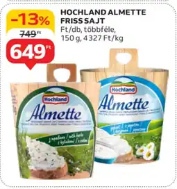 Auchan Hochland almette friss sajt ajánlat