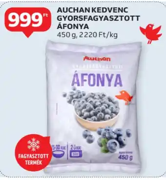 Auchan Auchan kedvenc gyorsfagyasztott áfonya ajánlat