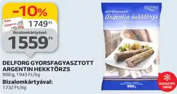 Auchan Delforg gyorsfagyasztott argentin hekktörzs ajánlat