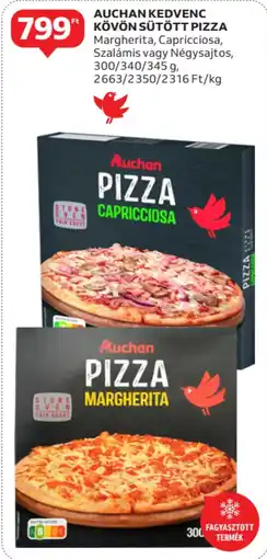 Auchan Auchan kedvenc kövön sütött pizza ajánlat