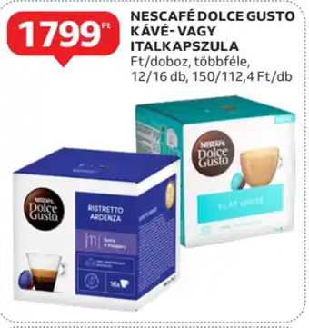 Auchan Nescafé dolce gusto kave-vagy italkapszula ajánlat