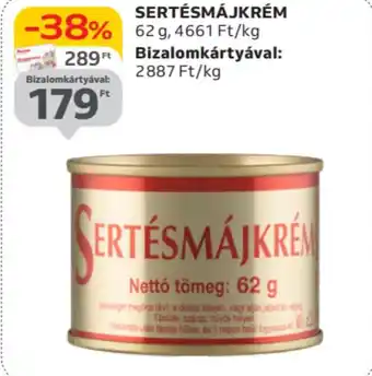 Auchan Sertésmájkrém ajánlat