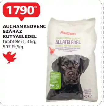 Auchan Auchan kedvenc száraz kutyaeledel ajánlat