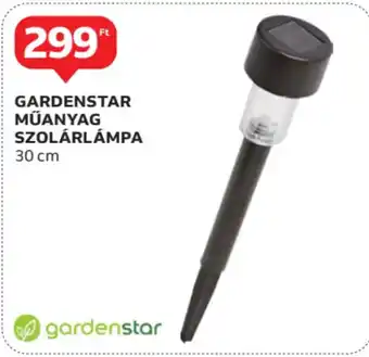 Auchan Gardenstar műanyag szolárlámpa ajánlat