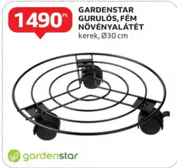 Auchan Gardenstar gurulós, fém növényalátét ajánlat