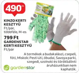 Auchan Kinzo kerti kesztyű, gardenstar kerti kesztyű ajánlat