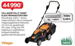 Auchan Villager villy 1600p elektromos fűnyíró ajánlat