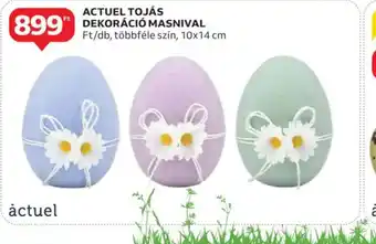 Auchan Actuel tojás dekoráci masnival ajánlat