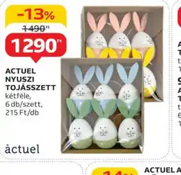 Auchan Actuel Nyuszi Tojásszett ajánlat