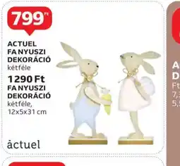 Auchan Actuel Fa Nyuszi Dekoráci ajánlat