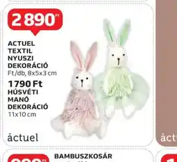 Auchan Actuel Textil Nyuszi Dekoráci ajánlat