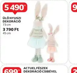 Auchan Ülő nyuszi dekoráci ajánlat