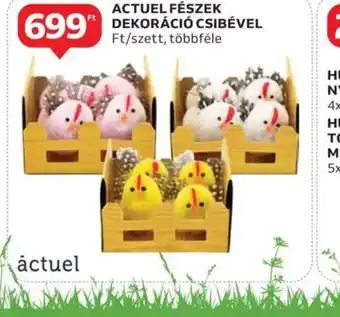 Auchan Actuel Pészek Dekoráci Csibével ajánlat