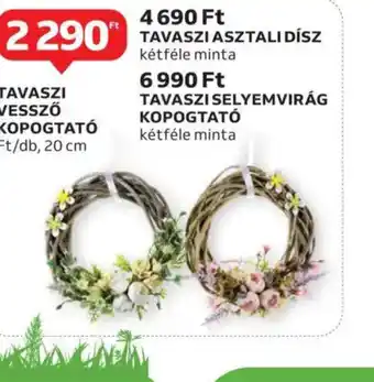 Auchan Tavaszi asztali dísz / Tavaszi selyemvirág kopogtat ajánlat