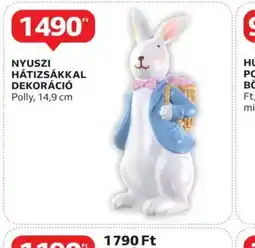 Auchan Nyuszi hátizsákkal dekoráci ajánlat