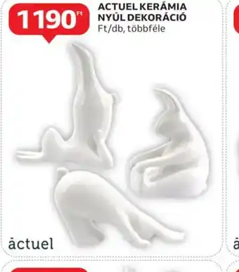 Auchan Actuel Kerámia Nyúl Dekoráci ajánlat