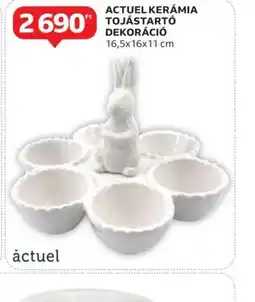 Auchan Actuel Kerámia Tojástart Dekoráci ajánlat