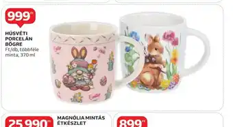 Auchan Húsvéti porcelán bögre ajánlat