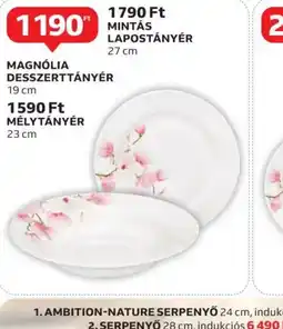 Auchan Magnlia Desszert- és Mélytányér ajánlat