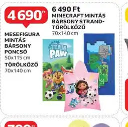 Auchan mesefigura mintás bársony poncs ajánlat