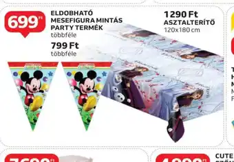 Auchan Eldobhat mesefigura mintás party termék ajánlat