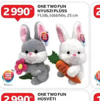 Auchan One Two Fun Nyuszi Plüss ajánlat