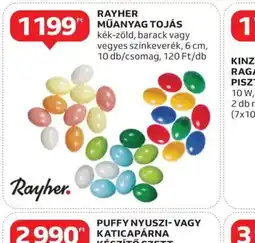 Auchan Rayher műanyag tojás ajánlat