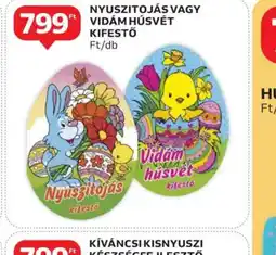 Auchan Nyuszitojás vagy Vidám Húsvét Kifestő ajánlat