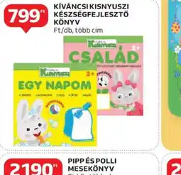 Auchan Kiváncsi Kisnyuszi Készségfejlesztő Könyv ajánlat