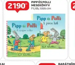 Auchan Pipp és Polli mesekönyv ajánlat